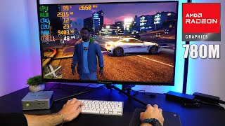 GTA 5 on Low Medium And Max Settings  Radeon 780M Mini PC Test [upl. by Farrel]