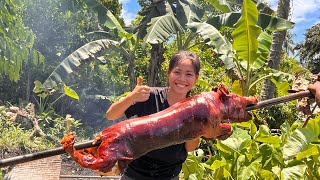 I tried to cook quotLechon Baboyquot to celebrate my birthday in the countryside Bohol Learning101 [upl. by Ilan]