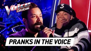 Superstars PRANK The Voice coaches with unexpected Blind Auditions [upl. by Annala]