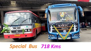 Decorated Special Bus  KSRTC MSRTC APSRTC NWKRTC KKRTC BMTC Buses  Bengaluru [upl. by Meier]