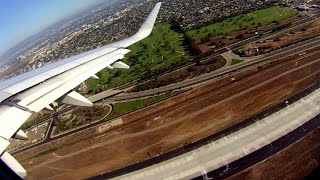 Onboard Goaround at LAX American Airbus A321 With ATC [upl. by Phip496]