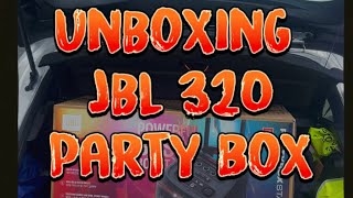 JBL PARTYBOX 320  Unboxing 🎁amp SoundTest [upl. by Adan]