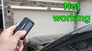 Garage door remote control not working Program Battery Reset [upl. by Seys84]