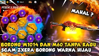 Event M1014 X M60 Ring  Borong Di Acc Moderator Live  Kena Scam  Free Fire Malaysia [upl. by Alyl]