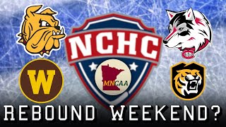 NCHC Huskies amp Bulldogs  UMD Bullies Miami Redhawks  SCSU prepares for tough CC matchup  MNCAA [upl. by Pelletier]