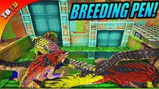 THE BEST THORNY DRAGON BREEDING PEN THORNEY DRAGON MUTATIONS Ark Scorched Earth E9 [upl. by Inna]