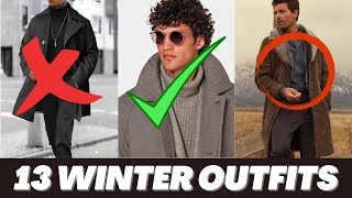 13 Stylish Winter Outfits For Men 2024  Old Money Aesthetics [upl. by Hanni]