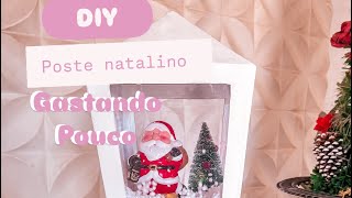 Poste natalino gastando pouco natal feliznatal merrychristmas decoration homedecor diy [upl. by Katine]