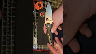 Unboxing Spyderco Shaman in Black G10 and S30V Steel  Best Action  Ergonomics edc spyderco [upl. by Aneram925]