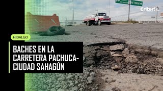 Así lucen los baches en la PachucaCiudad Sahagún estos son los dos puntos más críticos [upl. by Vasya]