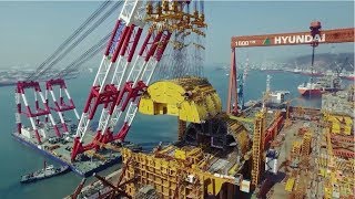 Construction of the Aasta Hansteen offshore platform [upl. by Eniamaj]