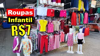 CARUARU FEIRA DA SULANCA PE COMPRE ROUPAS INFANTIL MUITO BARATO [upl. by Tessler]