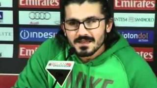 VIDEO Gattuso Vedo doppio ma non mollo [upl. by Thedrick]