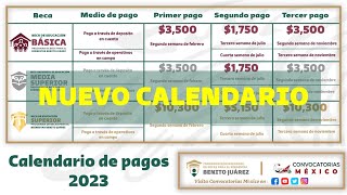 🔴 Beca Benito Juárez 2023 🗓️ Conoce el nuevo calendario de pagos [upl. by Aileon]