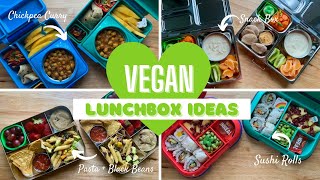 VEGAN LUNCHBOXES  SCHOOL  WORK LUNCH IDEAS  Week 4 [upl. by Arie]