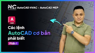 AutoCAD  Các lệnh AutoCAD cơ bản nhất định phải biết  Phần 1 [upl. by Ataymik]