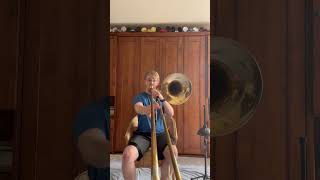 Wagner Contrabass trombone excerpt bassposaune contrabasstrombone basstrombone music trombone [upl. by Ruthann]