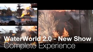 WaterWorld 20  New Show  Complete Experience  Universal Studios Hollywood 4K [upl. by Alfy]