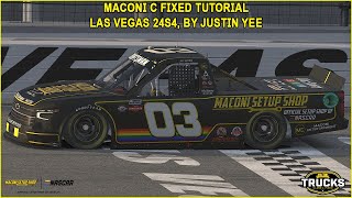 iRacing Maconi CFixed Trucks Vegas Guide to Qualifying and Race 24S4 [upl. by Ixela]