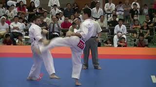 Kyokushin Shinken Shobu Kumite  Artur Ezekian vs Susumu Kikuchi [upl. by Matthiew461]