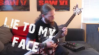 Carnifex  Lie To My Face Guitar Cover by FearOfTheDark [upl. by Bucella]