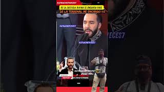 🔴NAYIB BUKELE “DE LA JUSTICIA DIVINA SE ENCARGA DIOS DE LA TERRENAL ME ENCARGO YO”✅ new shorts [upl. by Kimball119]