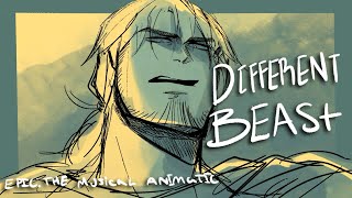 DIFFERENT BEAST  Epic The Musical Animatic Thunder Saga Some flashes⚠️ [upl. by Ardnuaed]