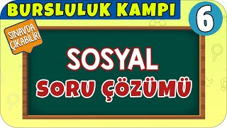 6 Sınıf Sosyal Soru Çözümü  Bursluluk Kampı 2021 [upl. by Chatterjee860]