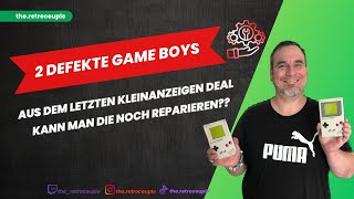 2 defekte Nintendo Game Boys reparieren  Buttons gehen nicht  Batteriekontakte und mehr [upl. by Hittel]