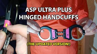 🚨🇺🇸 ASP 625 Ultra PLUS Cuff Hinged Pink Handcuffs w Keyless Double Lock amp METAL mechanism [upl. by Zurc]