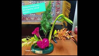 Ikebana sogetsu Moribana with all fresh materials Suitable as table centrepiece From RM150 [upl. by Nwahsd]