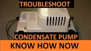 How to Troubleshoot a Condensate Pump [upl. by Eugilegna484]