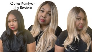 KAMIYAH TWO COLORS Outre Kamiyah Wig Review [upl. by Anawat777]