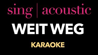 KAYEF  Weit weg Karaoke Instrumental [upl. by Yeclehc]