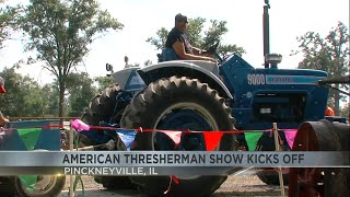 American Thresherman Show kicks off in Pinckneyville [upl. by Graniela]