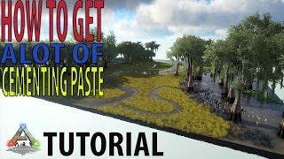 ARK How To Get Alot Of Cementing Paste [upl. by Ilsel359]