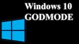 Godmode unter Windows 10 aktivieren  Alle Systemeinstellung auf einen Blick Deutsch TWEAKS 1 [upl. by Aisek]