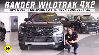 2023 Ford Ranger Wildtrak 4x2 Walk around Is it better than the Toyota Hilux Conquest 4x2 [upl. by Valora517]