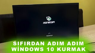 Freedoslu Bilgisayara 3 DAKİKADA WİNDOWS 10 KURMAK  Windows 10 Nasıl Kurulur [upl. by Haelhsa]