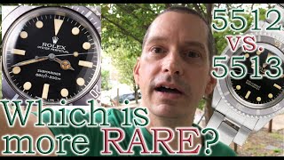 Rolex Submariner 5512 vs 5513 Production Numbers  Which is Rarer [upl. by Assilen61]