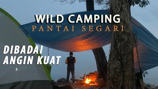 Family Camping Survival in Segari Perak Dibadai Ribut Pagi Catch and Cook [upl. by Noiztneb]