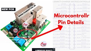 LUMINOUS SHAKTI CHARGE PLUS MICROCONTROLLER PIN DETAILS [upl. by Fronnia]