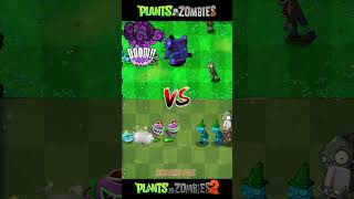 Pvz Vs Pvz 2  Doom Shroom vs Melon Pult Chomper Plant Team vs Team Gargantuar Zombies shorts [upl. by Acinad780]