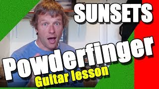 How to play Sunsets  Powderfinger  Guitar Lesson 254 [upl. by Notslar790]