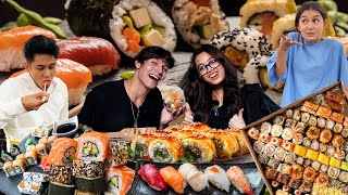 MUKBANG SUSHI PLATTER DI LOKASI SYUTING DYKP [upl. by Carr]