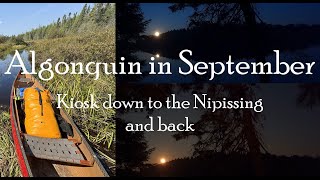 Algonquin Backcountry Trip in September [upl. by Selby]