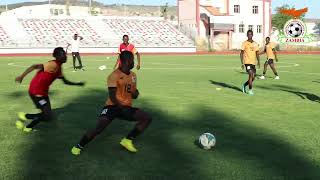 Zambia U17 first training session in Constantine [upl. by Tessi954]