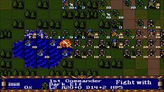 Warsong SEGA Genesis Walkthrough Scenario 8 [upl. by Ailemak937]