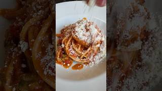 Amatriciana alla Calabrese🤤🌶️ CHE BOMBAAAAA  amatriciana calabria ricettefacili food [upl. by Notlimah]