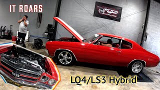 LQ4 swapped 1970 chevelle dyno tune at KPFABANDTUNE [upl. by Lemcke]